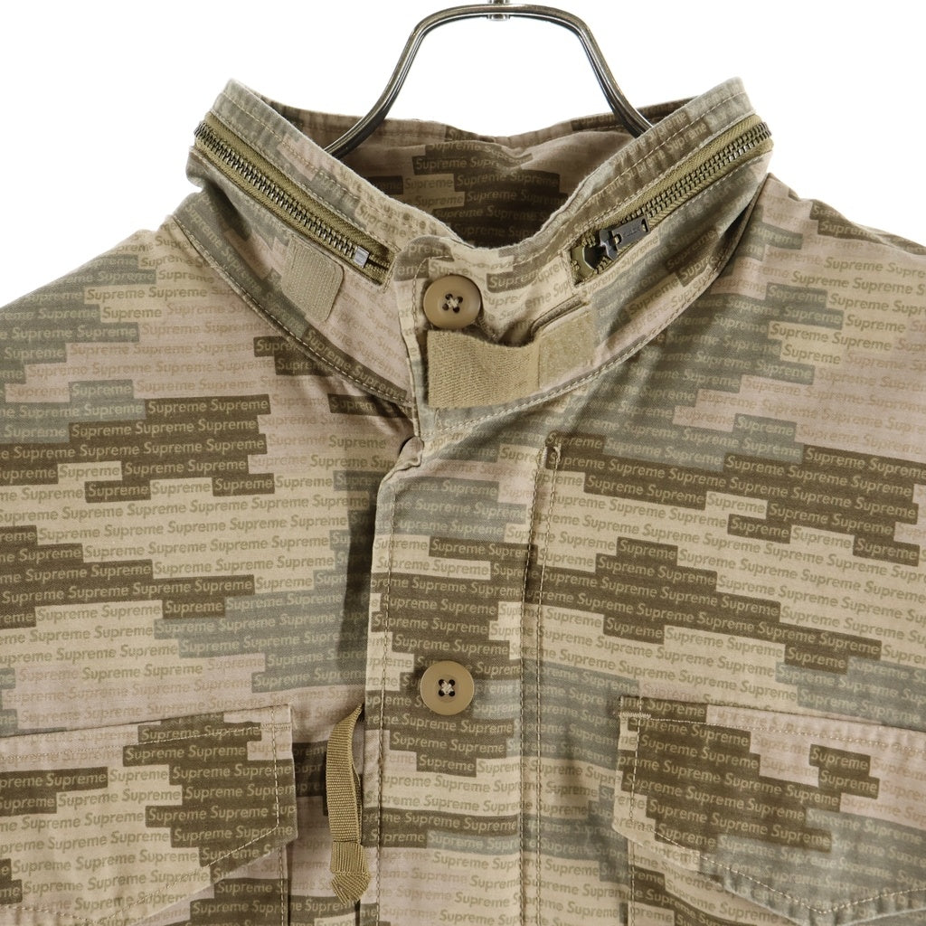SUPREME(シュプリーム) 21SS M-65 Logo Camo Jacket 総柄カモロゴ M-65ジャケット カーキ