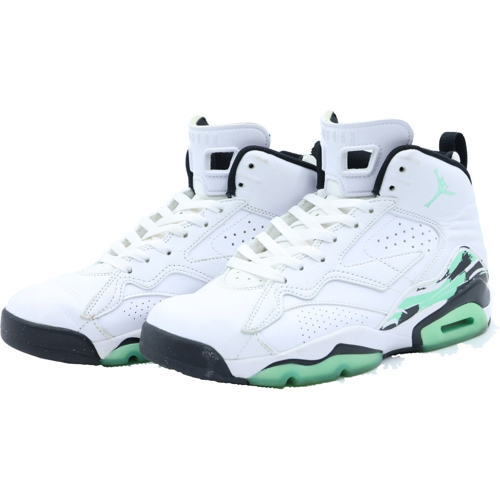NIKE(ナイキ) Jordan White Black Green Glow ジョーダン MVP ハイカットスニーカー US8/26cm ホワイト/ライトグリーン DZ4475-103