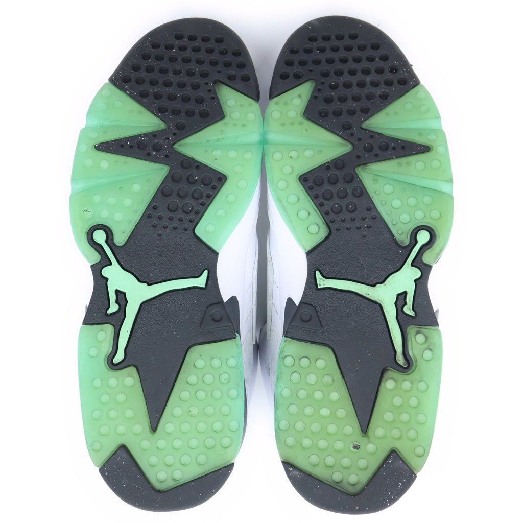 NIKE(ナイキ) Jordan White Black Green Glow ジョーダン MVP ハイカットスニーカー US8/26cm ホワイト/ライトグリーン DZ4475-103