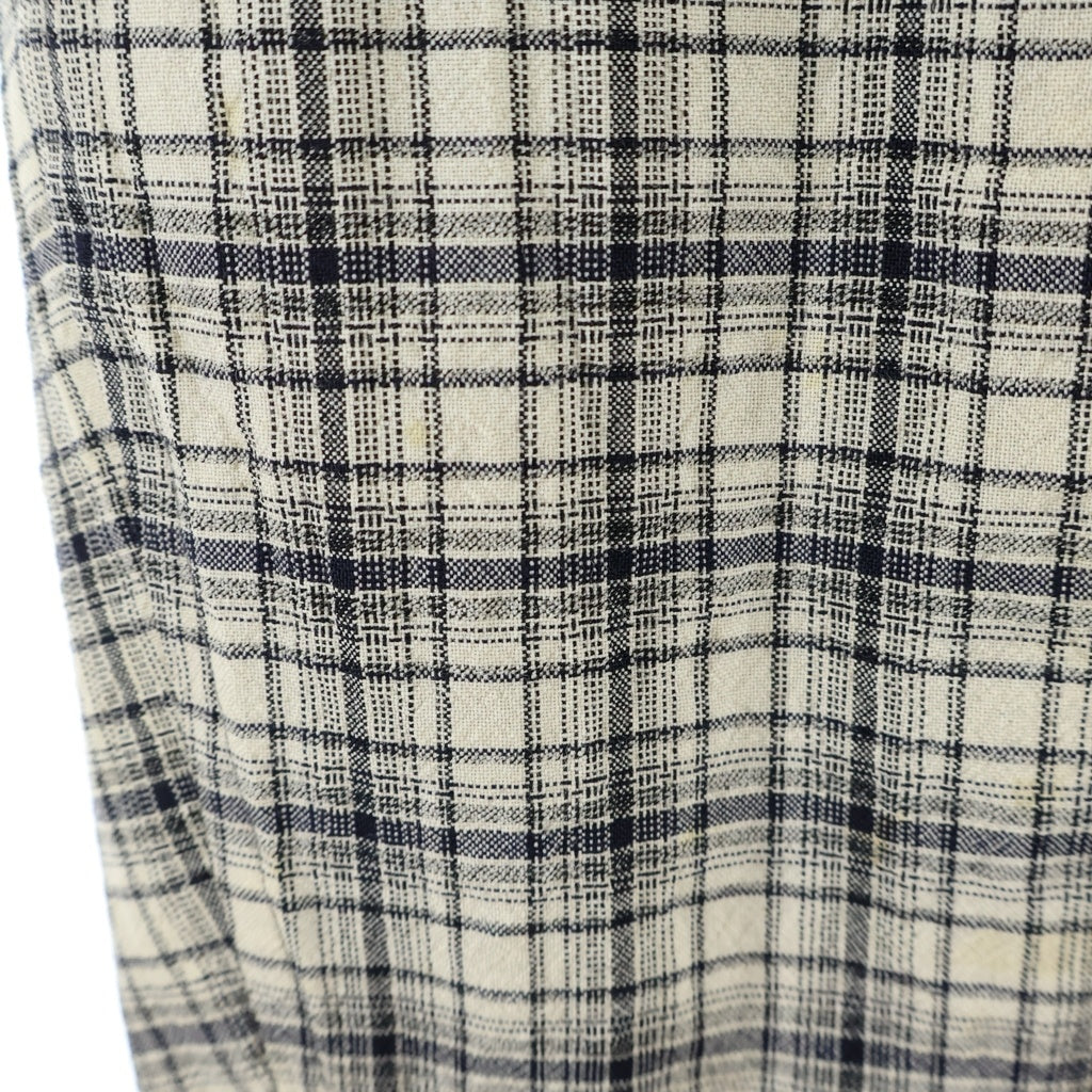 COMME des GARCONS HOMME(コムデギャルソンオム) 90s 田中オム期 ウールチェックテーラードジャケット アイボリー HJ-02027M