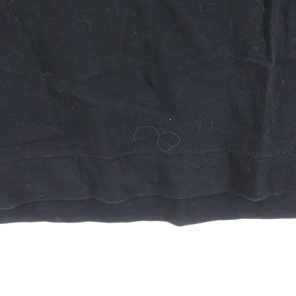 MONCLER(モンクレール) 22SS MAGLIA MANICHE CORTE サイドメッシュロゴプリント クルーネック半袖Tシャツカットソー ブラック I10918C00009 829H8