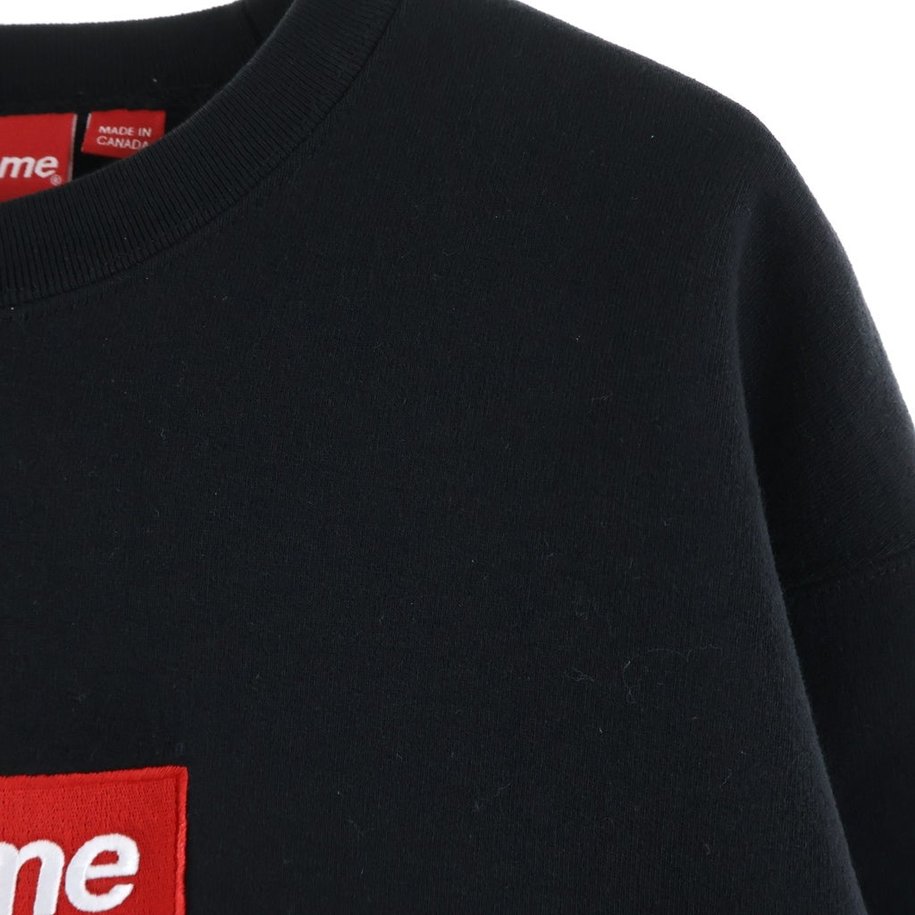 SUPREME(シュプリーム) 23AW Box Logo Crewneck ボックスロゴ クルーネックスウェットトレーナー ブラック