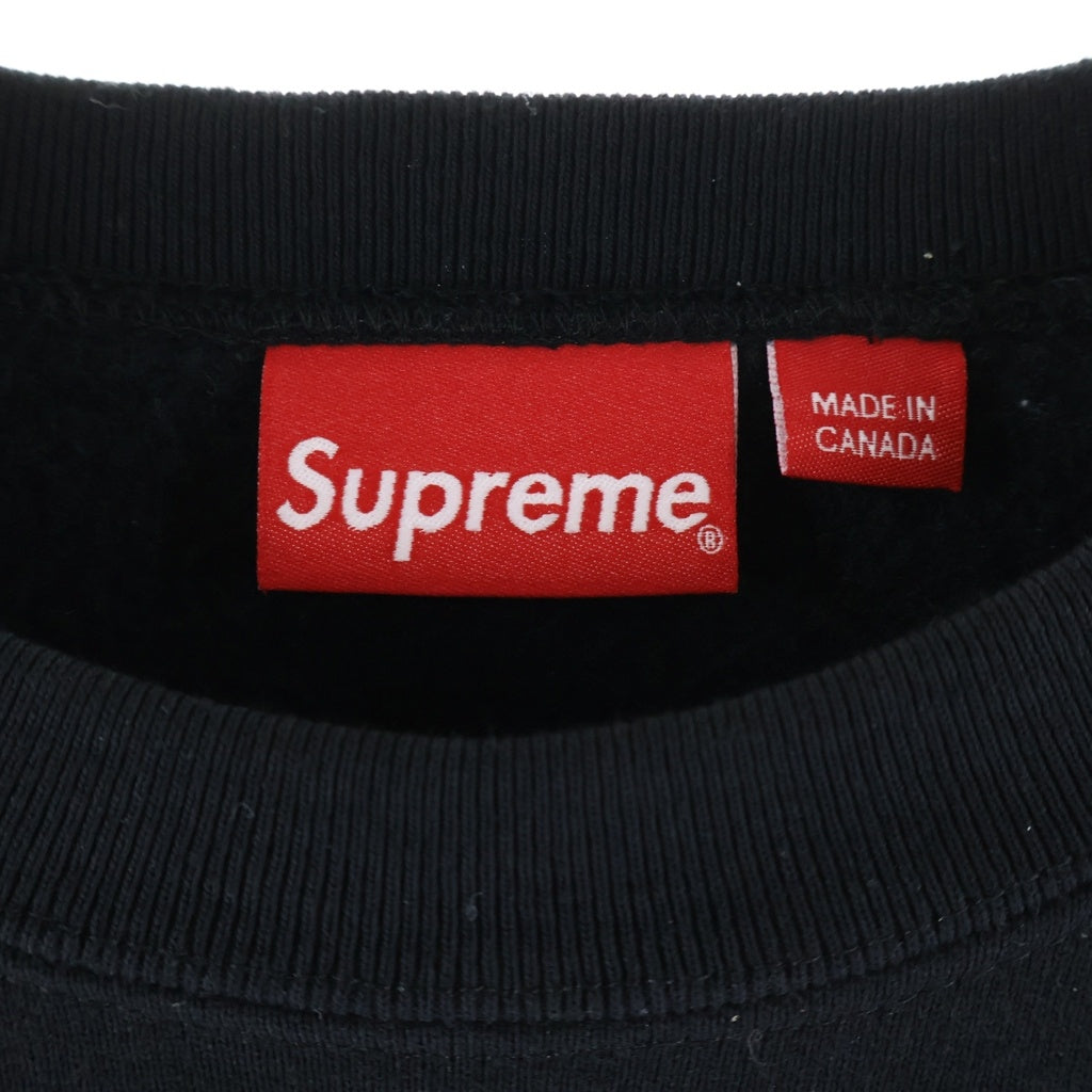 SUPREME(シュプリーム) 23AW Box Logo Crewneck ボックスロゴ クルーネックスウェットトレーナー ブラック