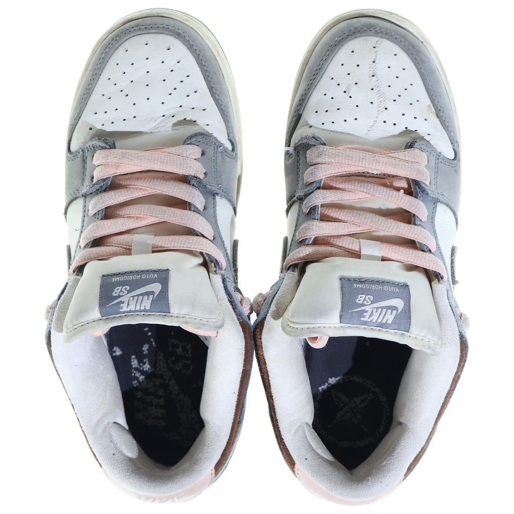 NIKE SB(ナイキエスビー) ×Yuto Horigome Dunk Low Pro Wolf Grey 堀米雄斗 ダンク プロ QS ウルフグレー ローカットスニーカー US7/25cm FQ1180-001