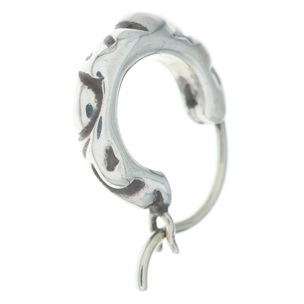 CHROME HEARTS(クロムハーツ) TNY HOOP SCRL タイニースクロール ピアス シルバー