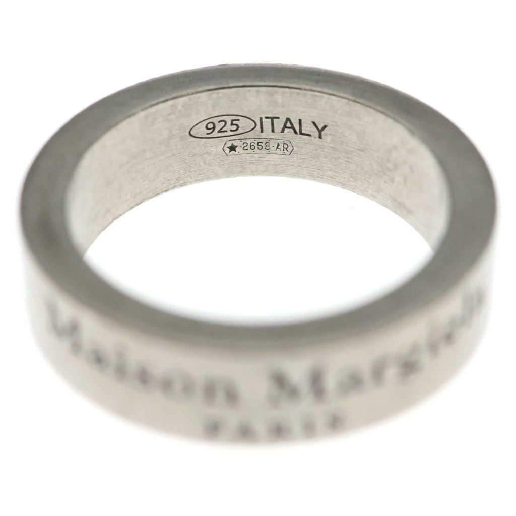 Maison Margiela(メゾンマルジェラ) Logo Ring ロゴリング シルバー レディース