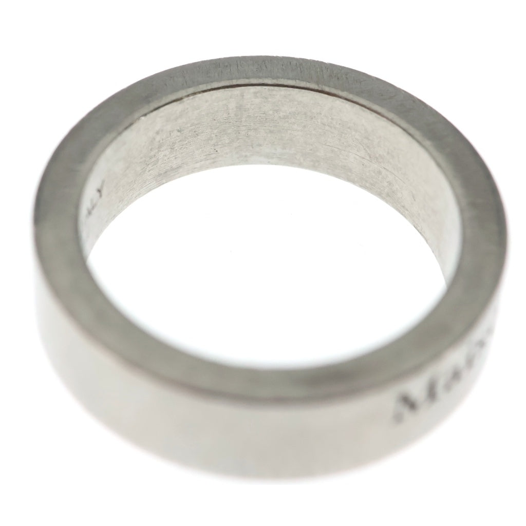 Maison Margiela(メゾンマルジェラ) Logo Ring ロゴリング シルバー レディース