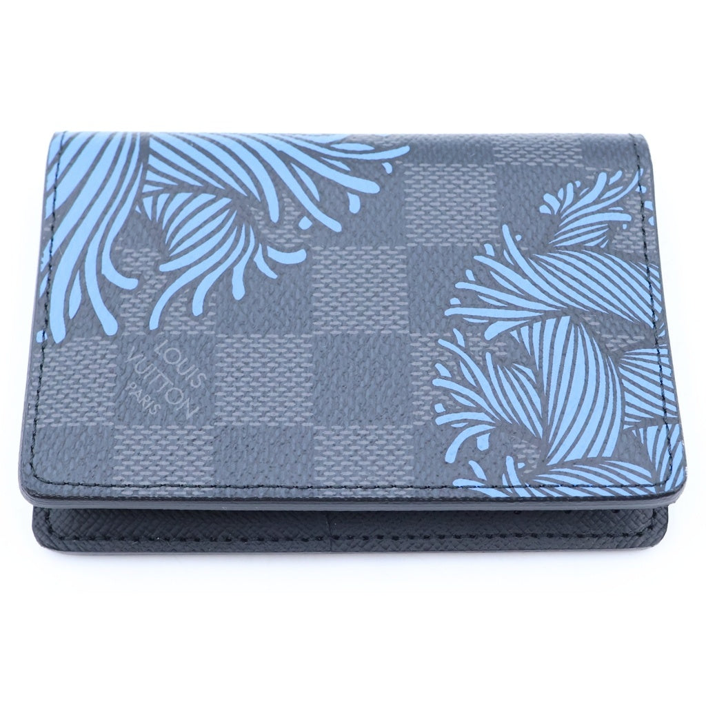 LOUIS VUITTON(ルイヴィトン) ダミエ オーガナイザー・ドゥ・ポッシュ レザーカードケース ブラック N41681 レディース