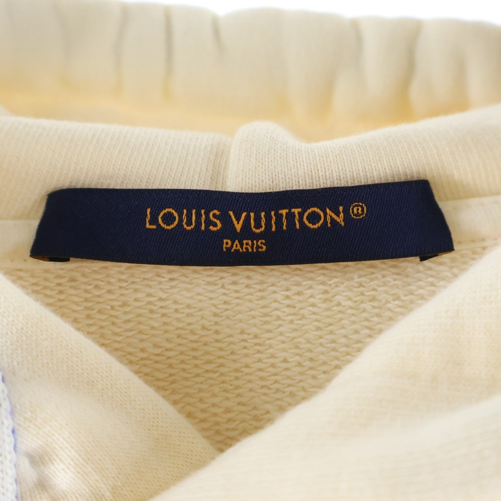 LOUIS VUITTON(ルイヴィトン) ロゴプリントシグネチャー プルオーバーパーカー アイボリー RM252M FWC HTY92W