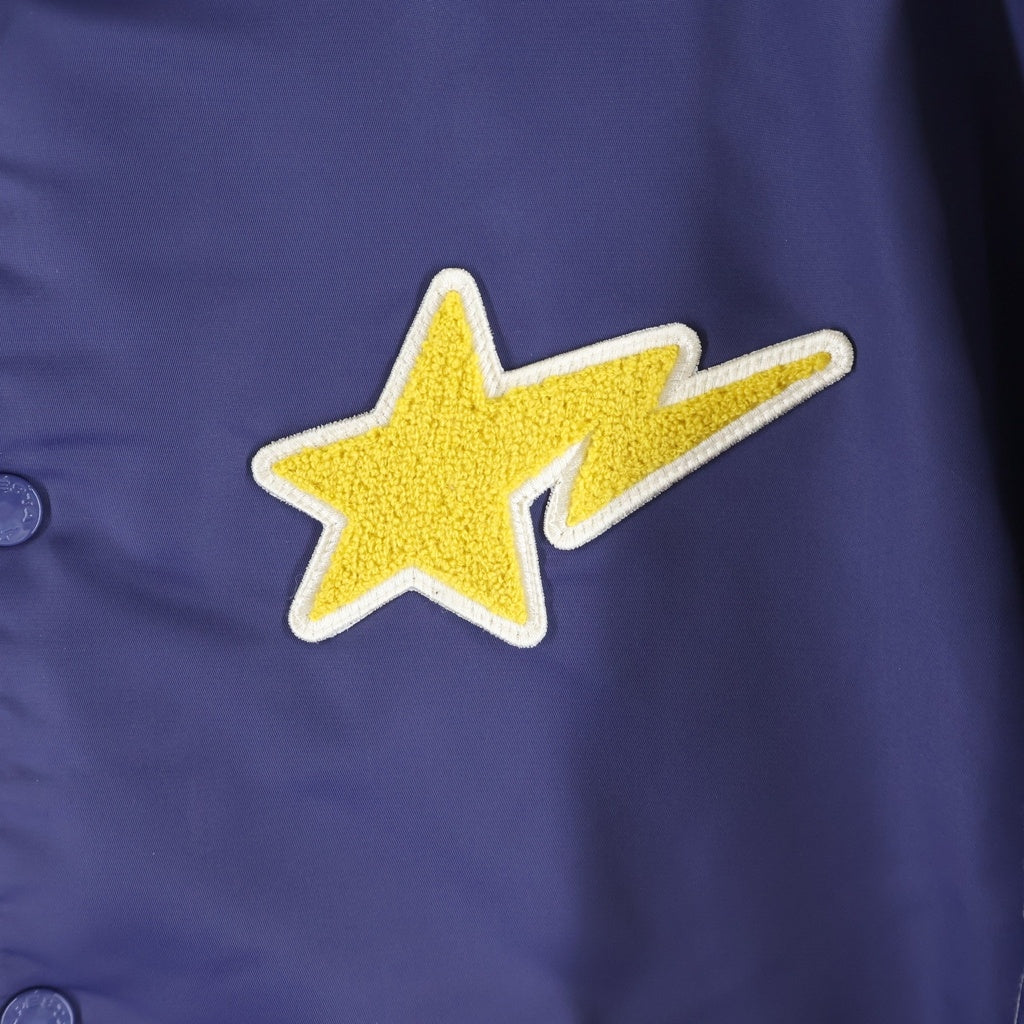 A BATHING APE(アベイシングエイプ) X STADIUM GOODS VARSITY JACKET スタジアムジャケット パープル 001HJJ231901C