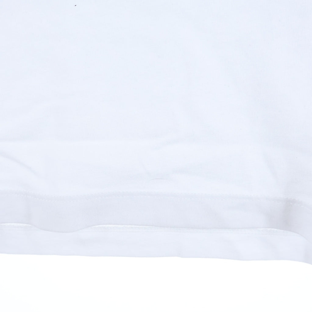 MONCLER(モンクレール) フロントワッペンロゴ クルーネック半袖Tシャツカットソー ホワイト H20918C00025