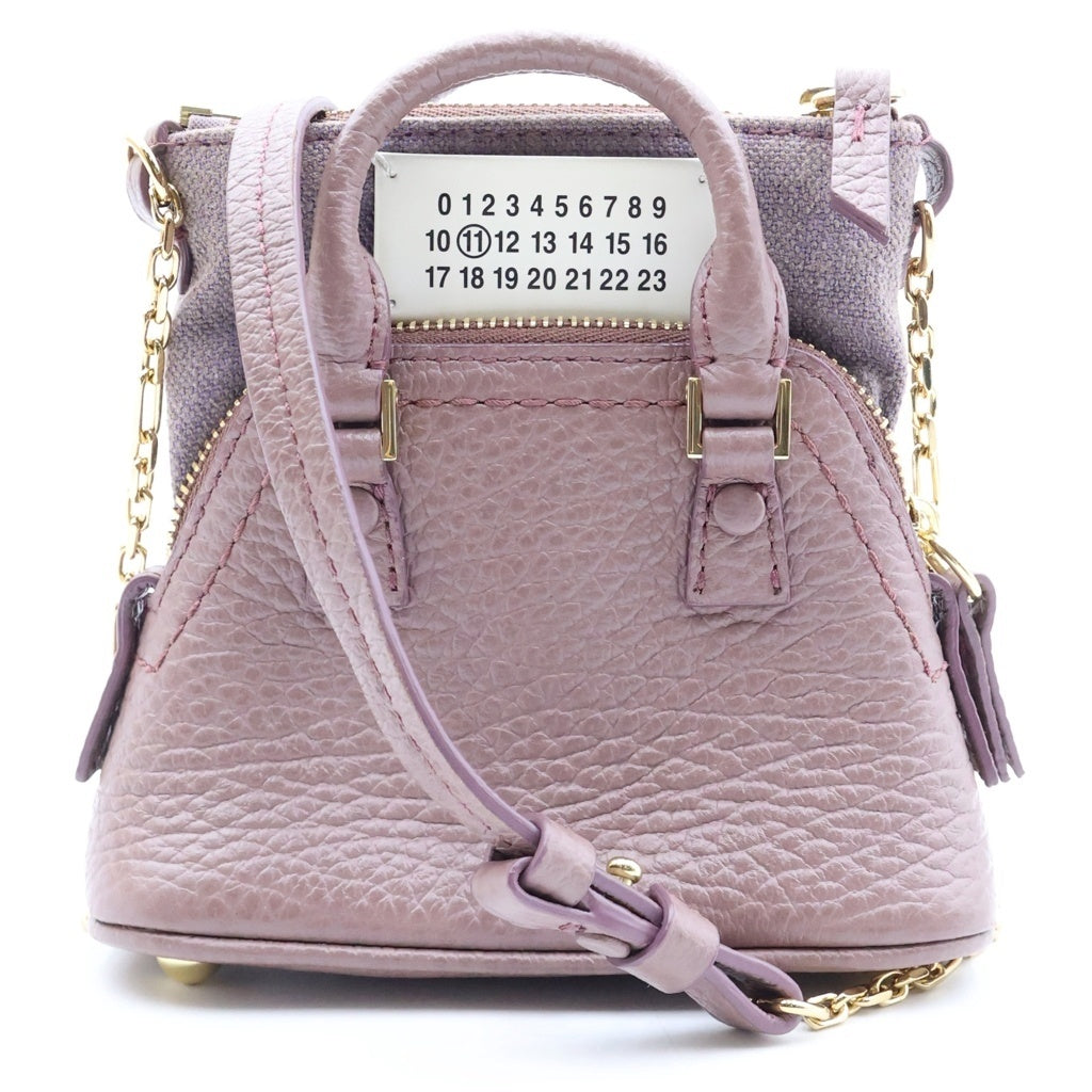 Maison Margiela(メゾンマルジェラ) 5AC CLASSIQUE BABY 2WAYハンドショルダーチェーンバッグ ピンク レディース SB3WG0025