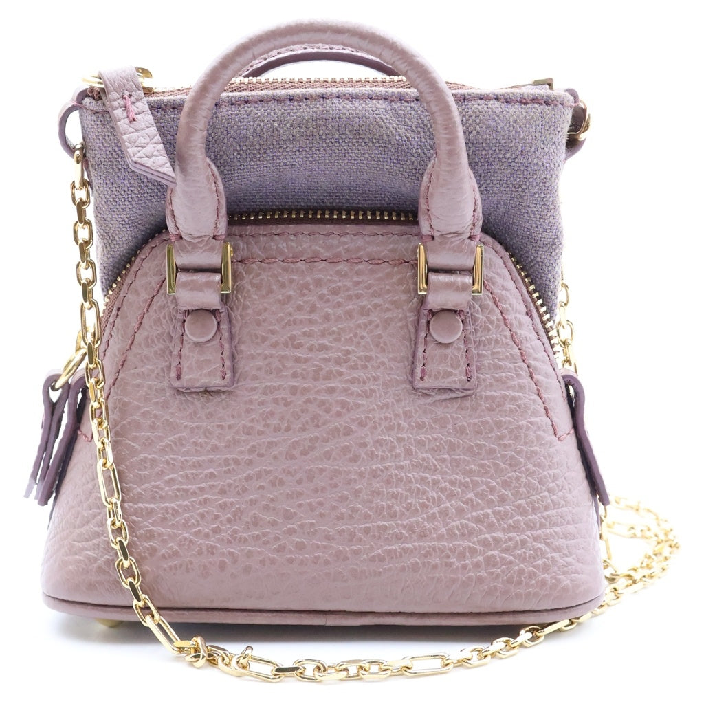 Maison Margiela(メゾンマルジェラ) 5AC CLASSIQUE BABY 2WAYハンドショルダーチェーンバッグ ピンク レディース SB3WG0025