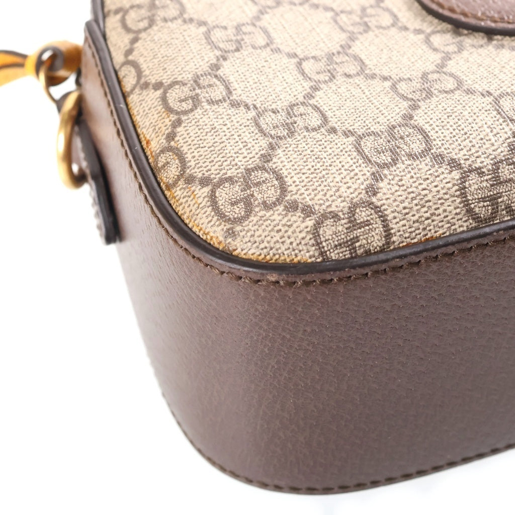GUCCI(グッチ) GGスプリーム ネオ ヴィンテージ ショルダーバック ブラウン 47646 レディース