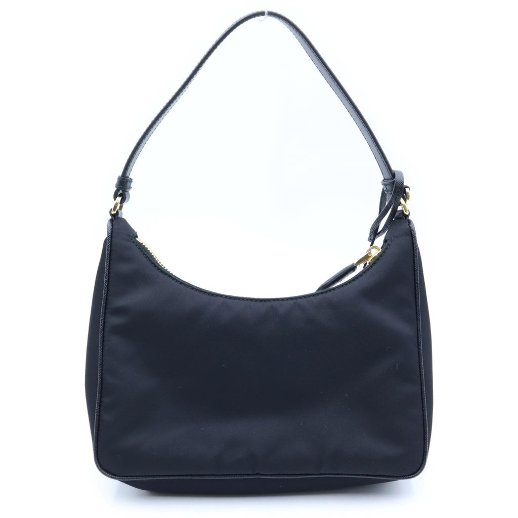 PRADA(プラダ) Re-Edition 2005 Re-Nylon トライアングルプレート リナイロン ハンドバッグ ブラック 1N204X レディース