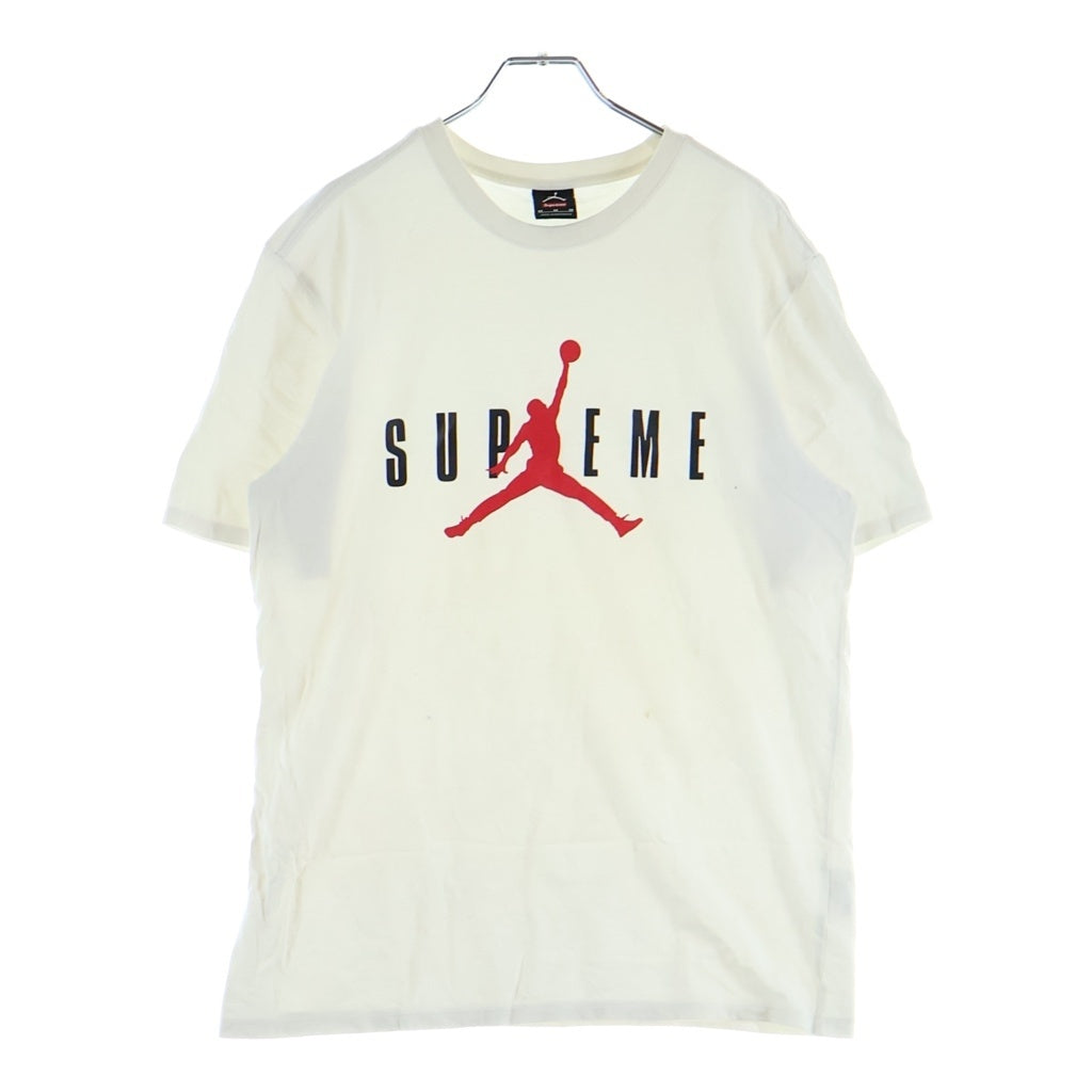 SUPREME(シュプリーム) 15AW ×Jordan Tee ジョーダン クルーネック半袖Tシャツカットソー ホワイト 799701-100