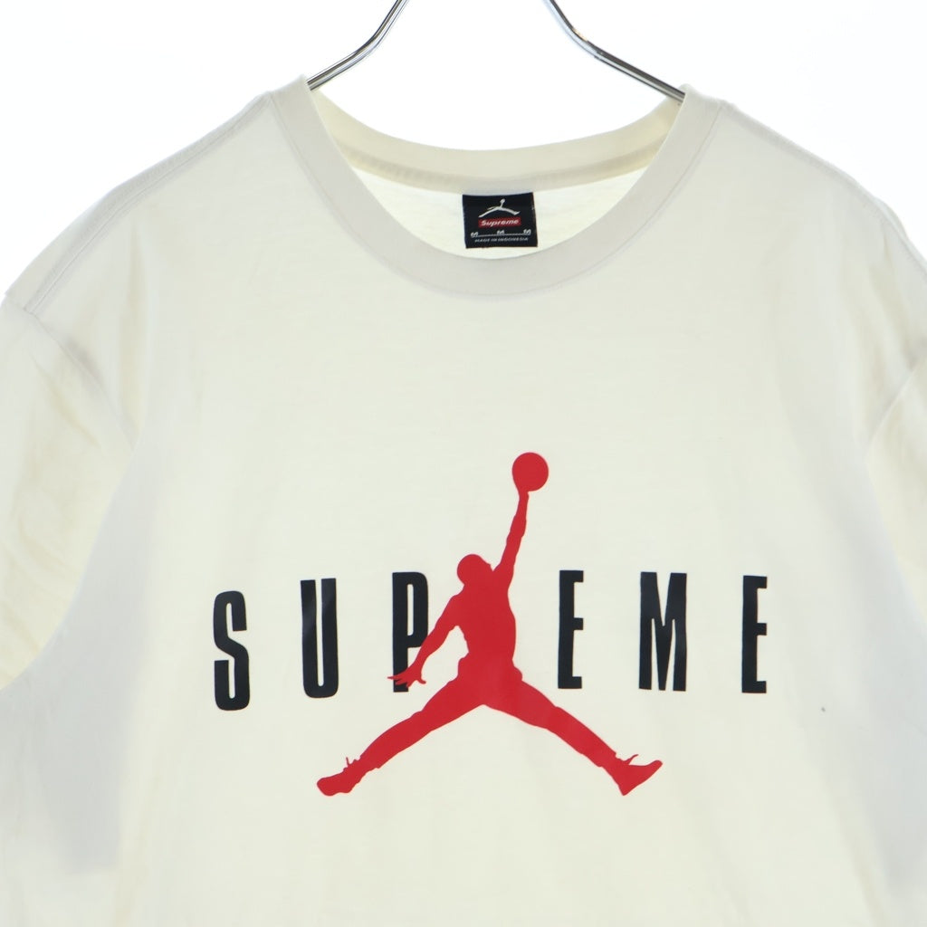 SUPREME(シュプリーム) 15AW ×Jordan Tee ジョーダン クルーネック半袖Tシャツカットソー ホワイト 799701-100