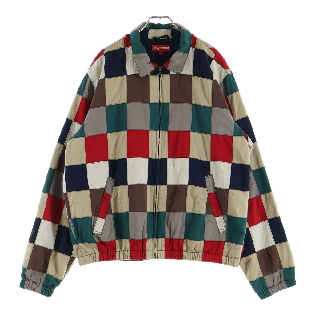SUPREME(シュプリーム) 19SS Patchwork Harrington Jacket パッチワーク ハリントン ジップアップジャケット マルチカラー