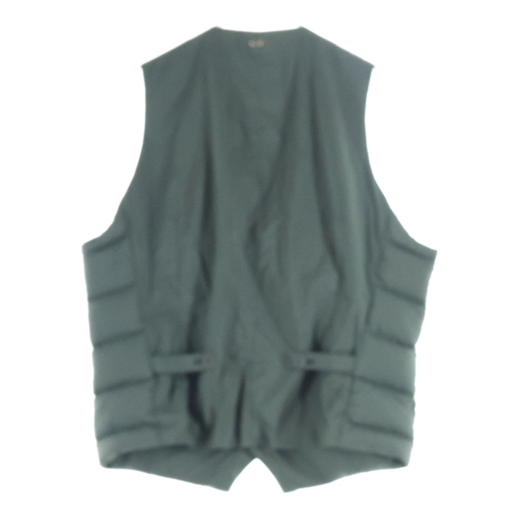 HERNO(ヘルノ) LEGEND IL GILET ボーダーキルティングダウンベスト カーキ P1002ULE-19288-7900