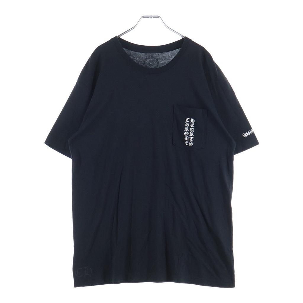 CHROME HEARTS(クロムハーツ) Osaka Back Scroll Label Logo S/S Tee 大阪限定 バックスクロールラベルプリント クルーネック半袖Tシャツカットソー ブラック