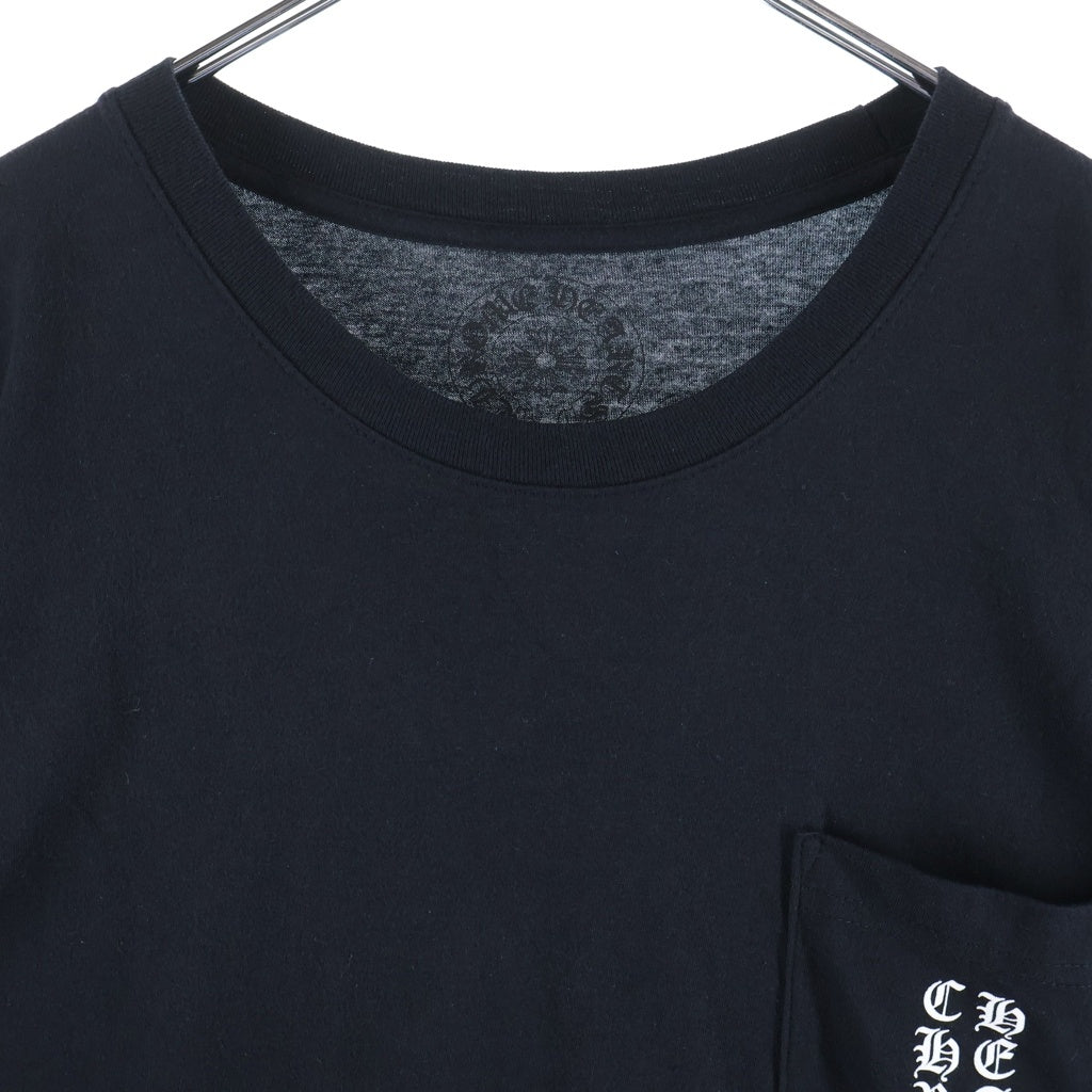 CHROME HEARTS(クロムハーツ) Osaka Back Scroll Label Logo S/S Tee 大阪限定 バックスクロールラベルプリント クルーネック半袖Tシャツカットソー ブラック