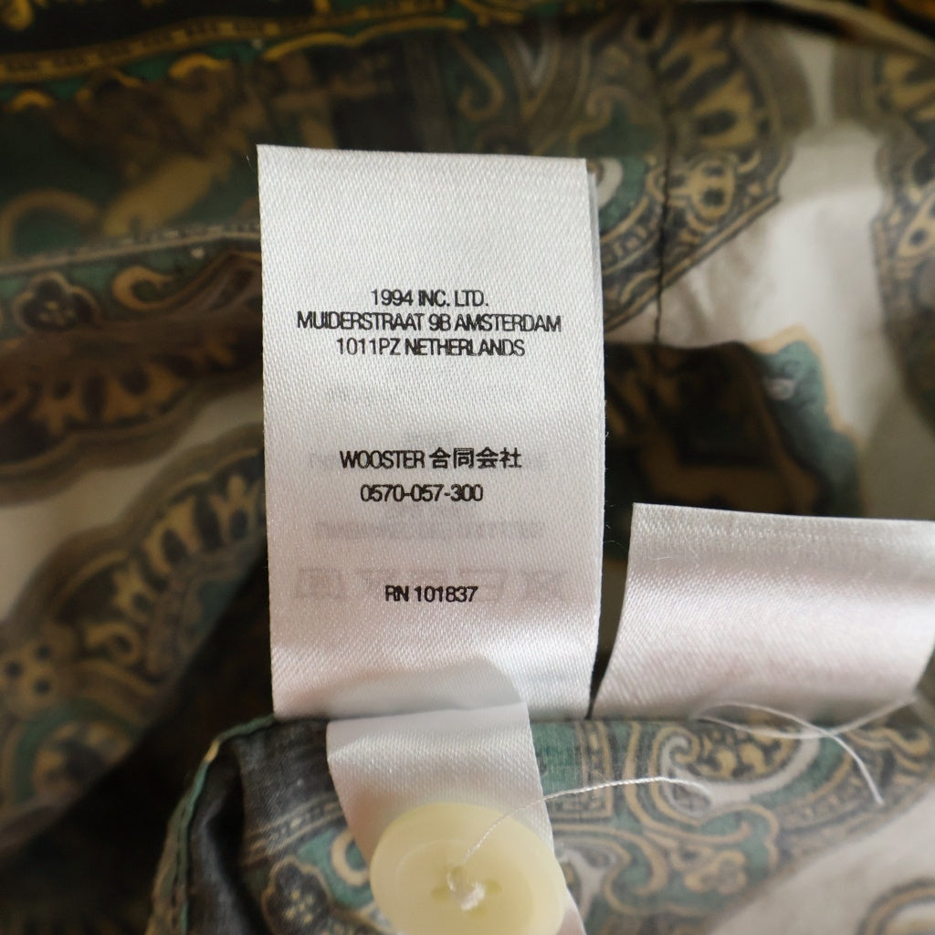 SUPREME(シュプリーム) 22SS Regency Pajama Set Up 総柄 コットン半袖シャツ コットンパンツ パジャマセットアップ マルチカラー