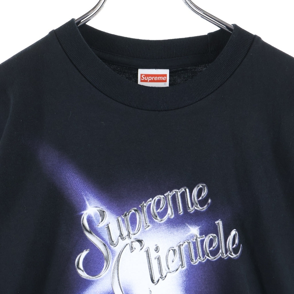 SUPREME(シュプリーム) 20AW Clientele Tee 両面プリントクルーネック半袖Tシャツカットソー ブラック