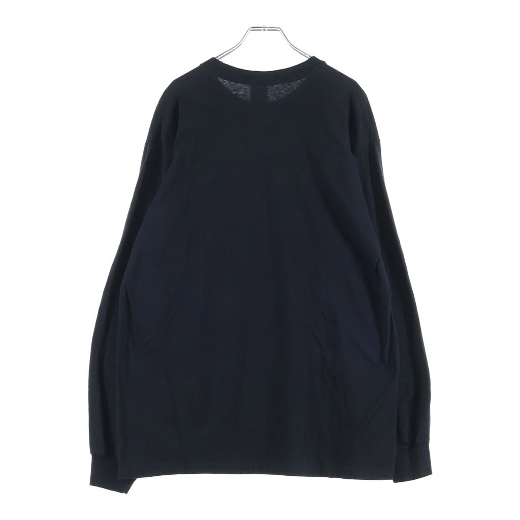 SUPREME(シュプリーム) 21AW ×THRASHER Multi logo L/S Tee ×スラッシャー マルチロゴ クルーネック長袖Tシャツカットソー ブラック