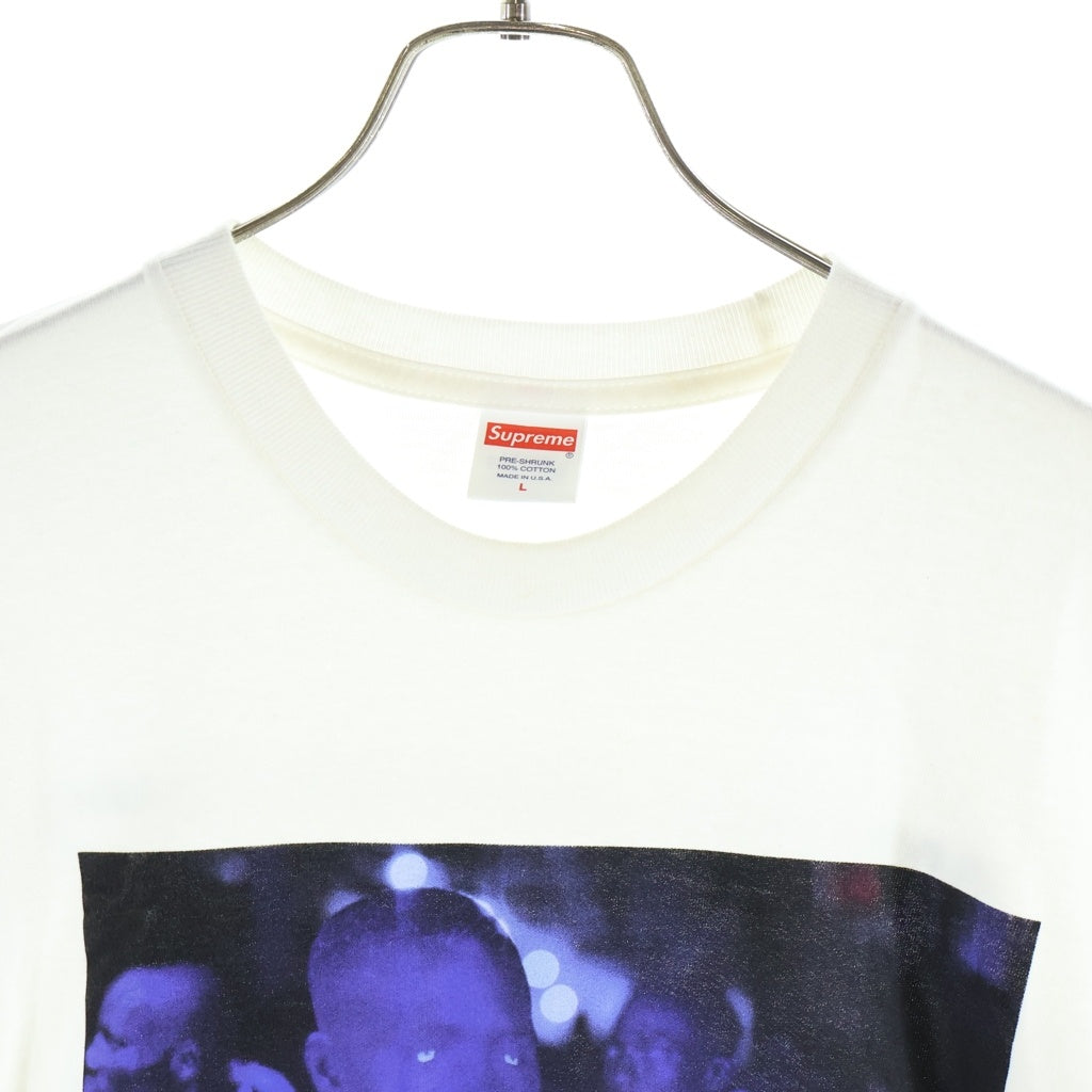SUPREME(シュプリーム) 21AW America Eats Its Young Tee 両面プリント クルーネック半袖Tシャツカットソー ホワイト