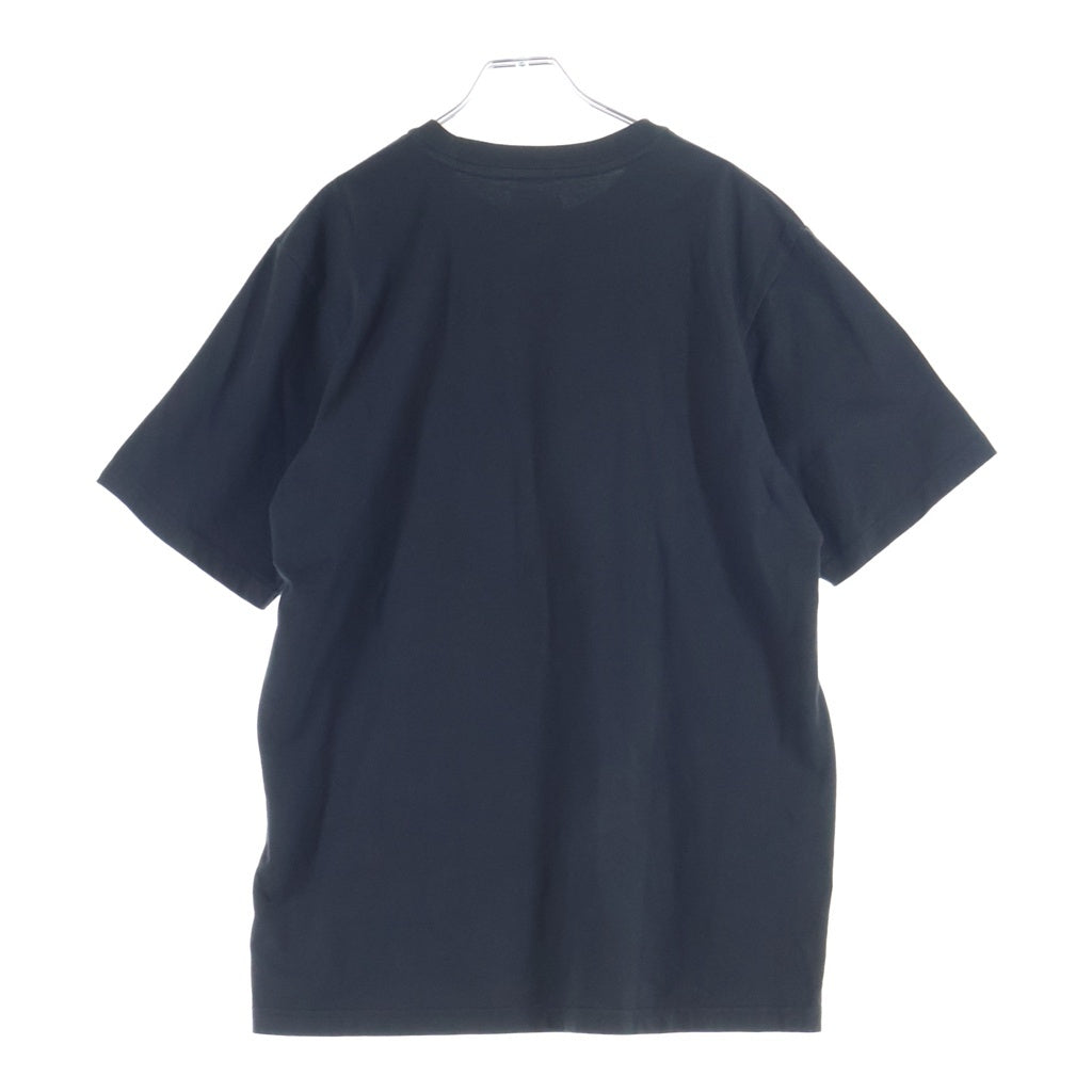 SUPREME(シュプリーム) 21SS Floral Applique S/S Tee フロントロゴパッチ クルーネック半袖Tシャツカットソー ブラック