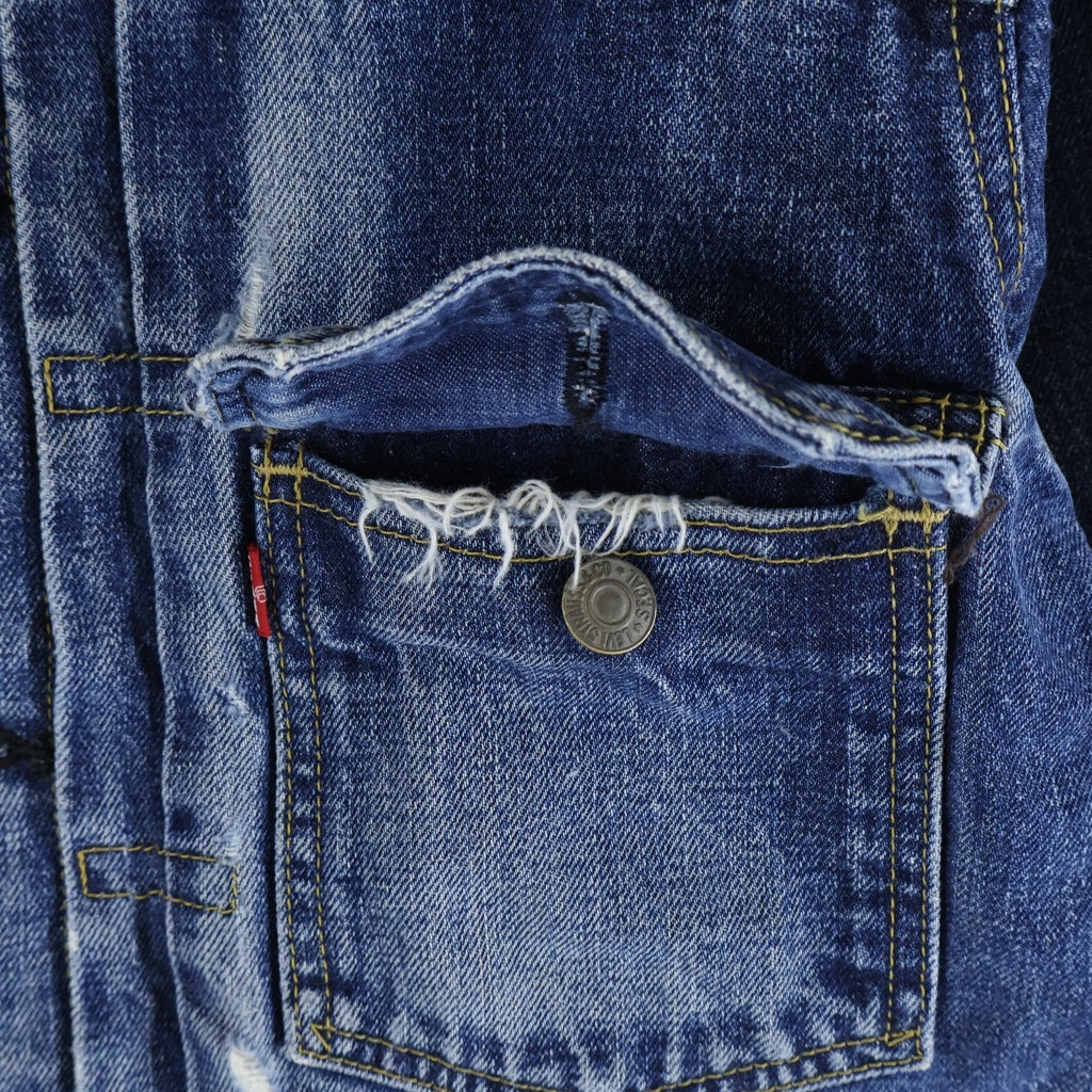 Levi's(リーバイス) 90s 507 2nd復刻 BIGE ボタン裏J22 デニムトラッカージャケット インディゴ