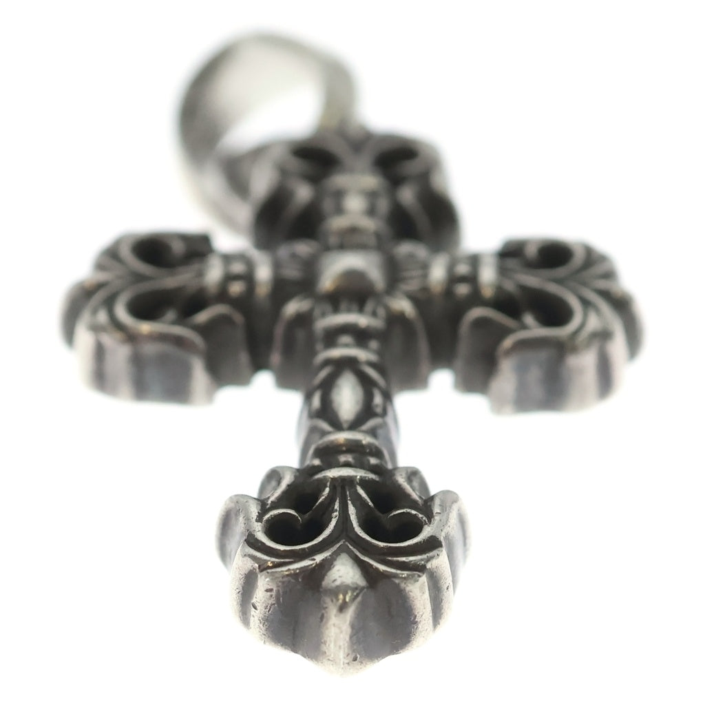 CHROME HEARTS(クロムハーツ) FILIG CROSS-XSM W BALE フィリグリークロスXSベイル wベイル ネックレストップ シルバー BCA262
