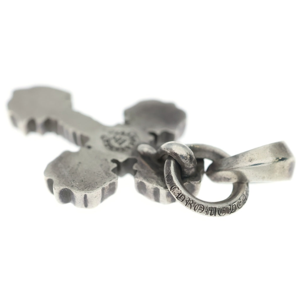CHROME HEARTS(クロムハーツ) FILIG CROSS-XSM W BALE フィリグリークロスXSベイル wベイル ネックレストップ シルバー BCA262