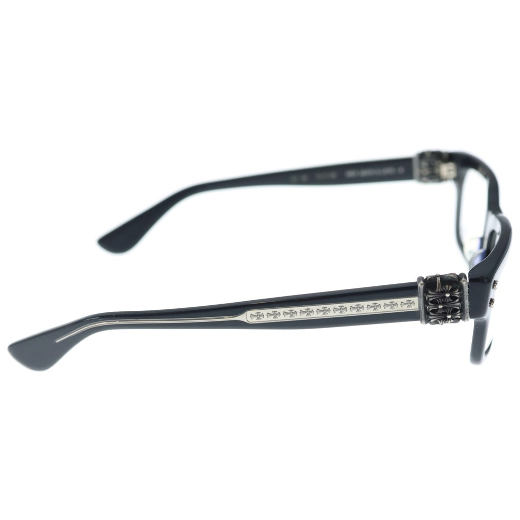 CHROME HEARTS(クロムハーツ) HEY JACK U LATE-A セメタリークロステンプル スクエアフレームサングラス ブラック