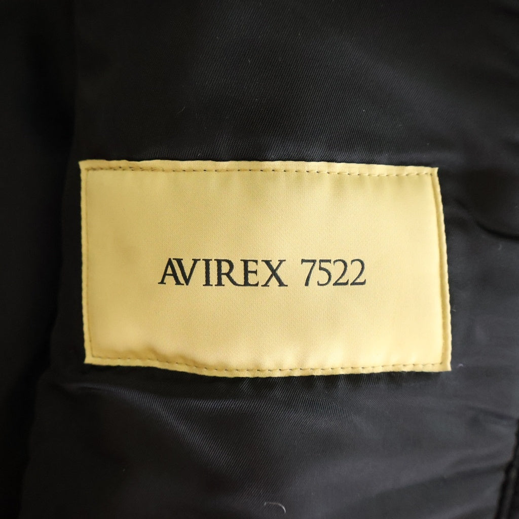 AVIREX(アヴィレックス) 7522 MA-1 ミリタリーブルゾンジャケット ブラック 7834952049