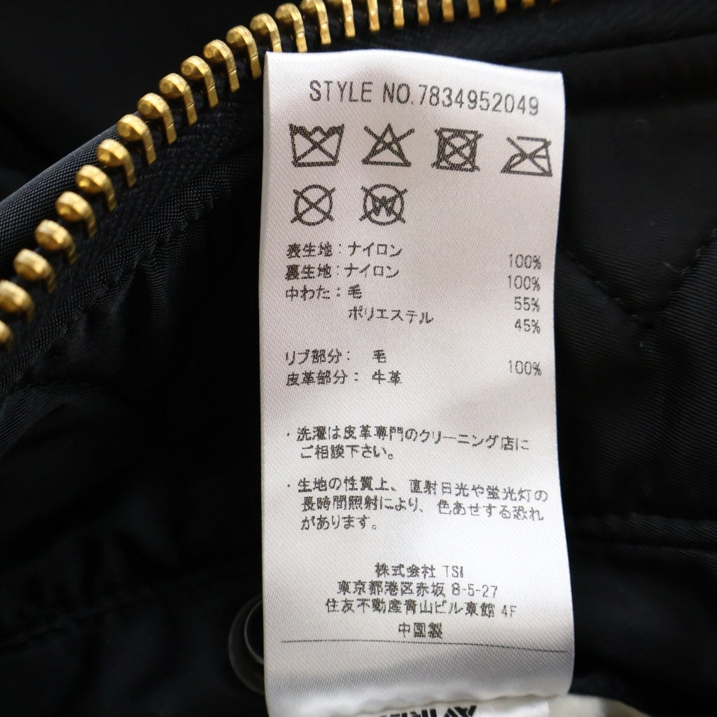 AVIREX(アヴィレックス) 7522 MA-1 ミリタリーブルゾンジャケット ブラック 7834952049