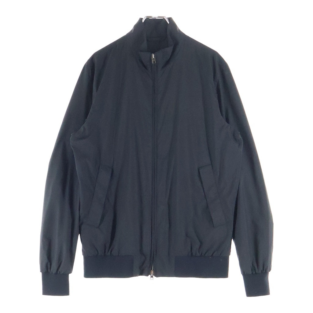 HERNO(ヘルノ) 裏地メッシュ ハイネックジップアップナイロンジャケット ブラック GI0184U-13220-9300