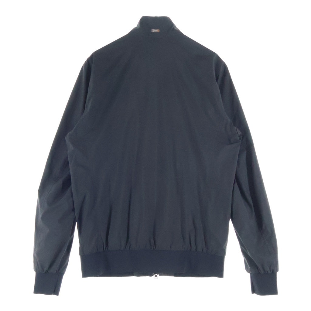 HERNO(ヘルノ) 裏地メッシュ ハイネックジップアップナイロンジャケット ブラック GI0184U-13220-9300