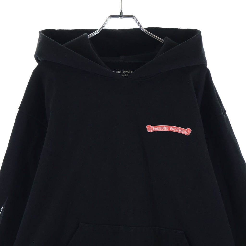 CHROME HEARTS(クロムハーツ) ×MATTYBOY PPO STAY FAST RACE TEAM マッティボーイ ステイファスト プルオーバーパーカー ブラック