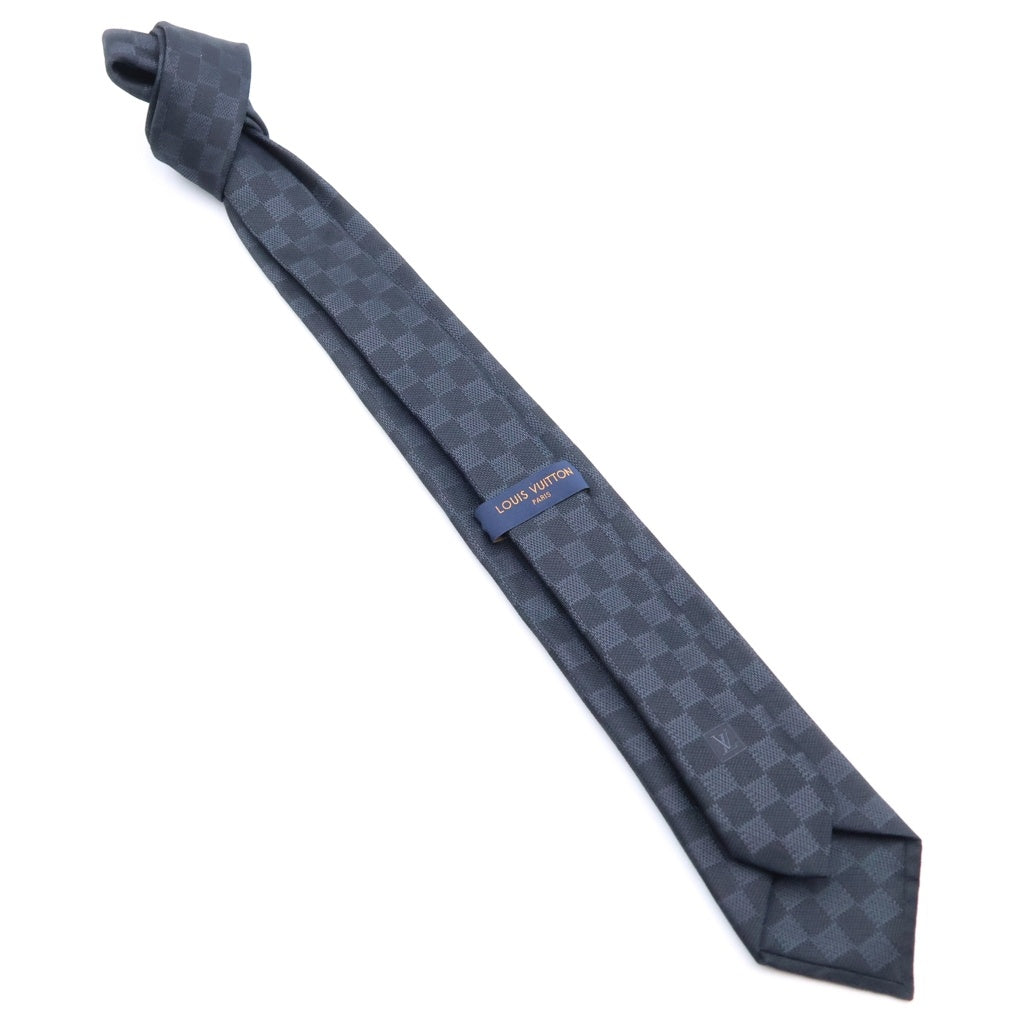 LOUIS VUITTON(ルイヴィトン) ダミエ クラシック ネクタイ ブラック M78752