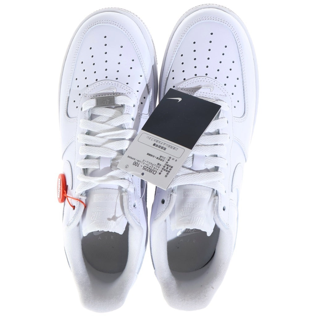 NIKE(ナイキ) ×SUPREME AIR FORCE1 シュプリーム エアフォース1 ローカットスニーカー ホワイト US8.5cm/26.5cm CU9225-100
