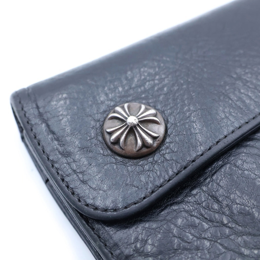 CHROME HEARTS(クロムハーツ) WAVE ウェーブ レザーウォレット 財布 ブラック