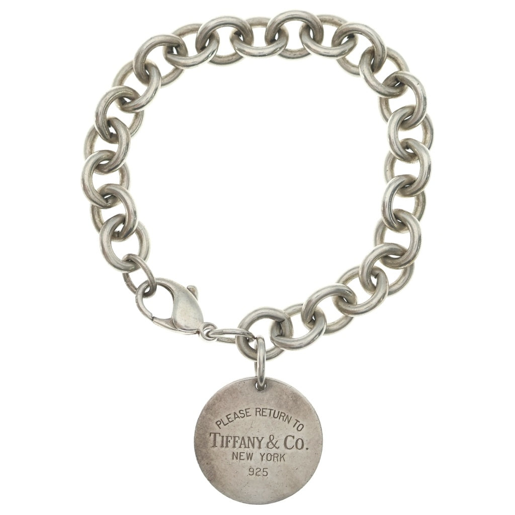 TIFFANY & Co.(ティファニー) リターントゥ ラウンドプレート ブレスレット シルバー レディース
