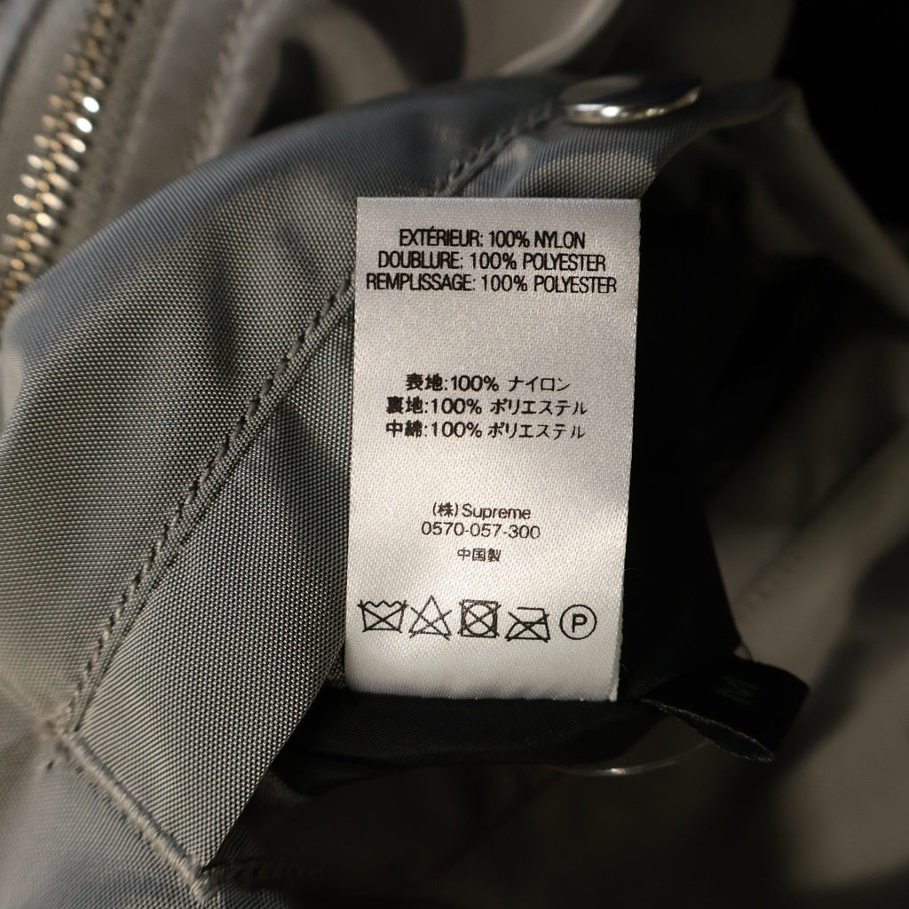 SUPREME(シュプリーム) 19SS×Jean Paul Gaultier Reversible Backpack MA-1 ジャンポールゴルチエ バックプリント リバーシブル ブルゾンジャケット ブラック/グレー