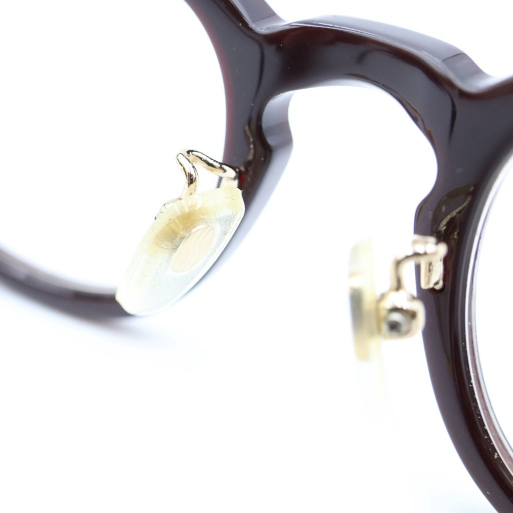MOSCOT(モスコット) LEMTOSH レムトッシュ ボストンフレームサングラス 眼鏡 バーガンディ/ゴールド