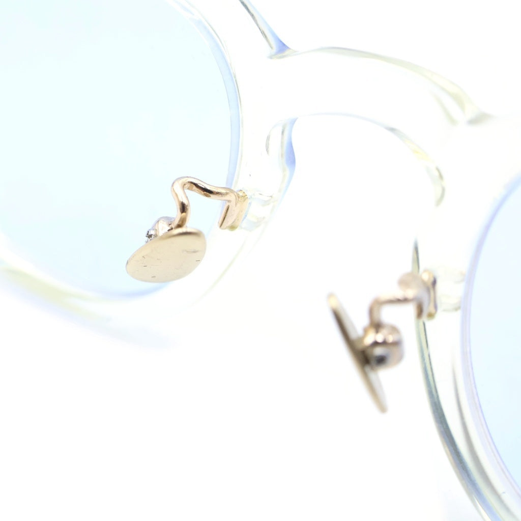 MOSCOT(モスコット) LEMTOSH レムトッシュ ボストンフレームサングラス 眼鏡 クリア/ゴールド