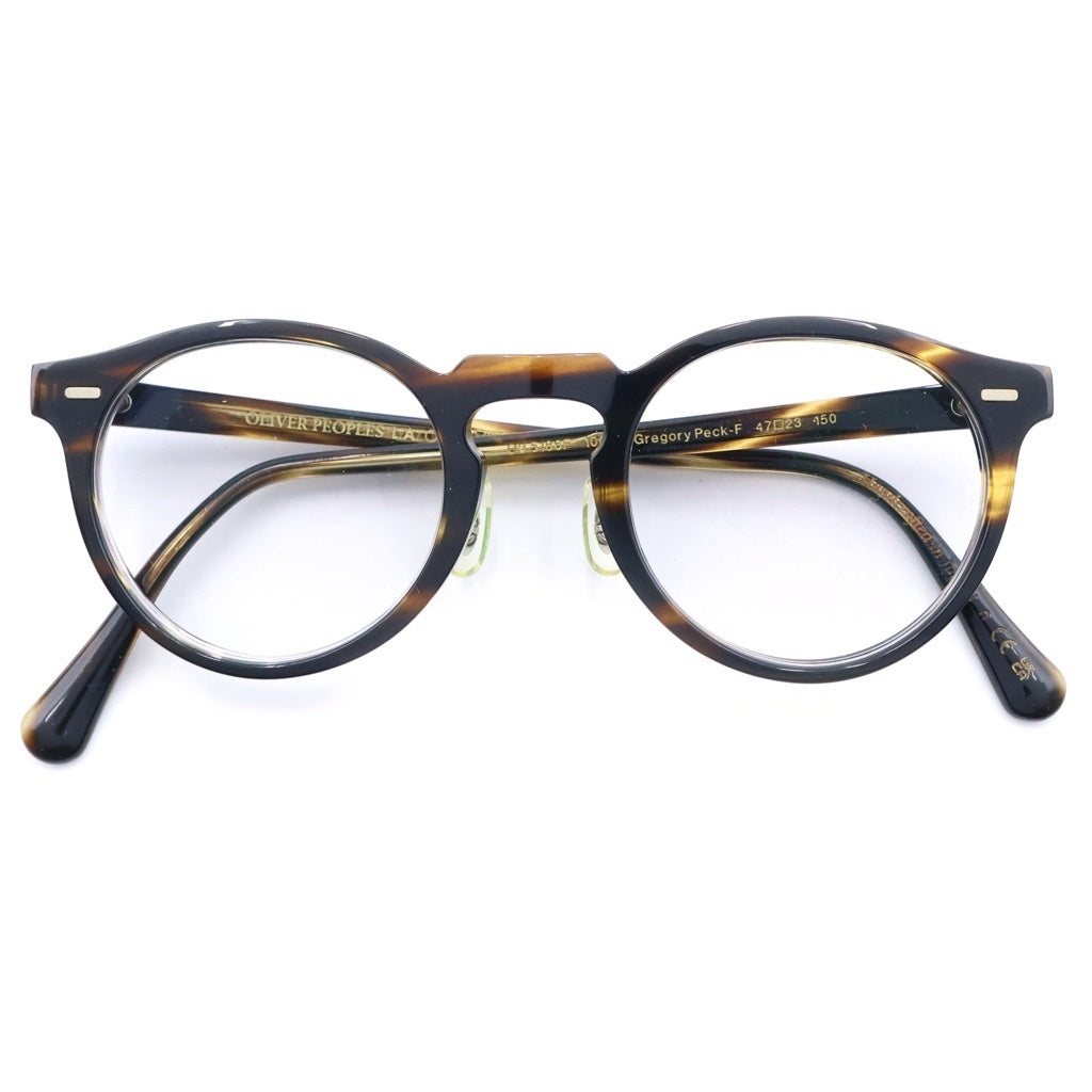 OLIVER PEOPLES(オリバーピープルズ) Gregory Peck-F グレゴリー・ペック ボストンフレームサングラス 眼鏡 ブラウン OV5186F