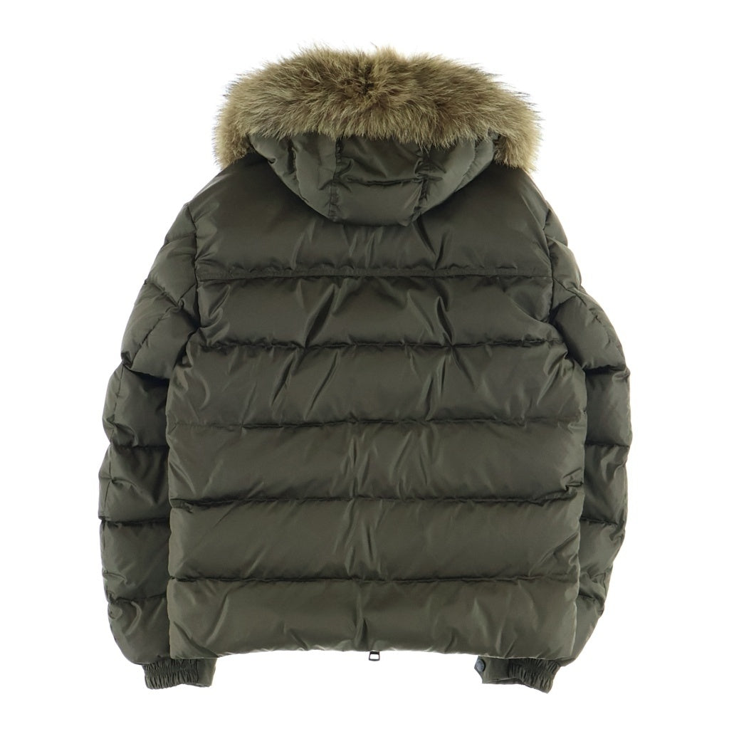 MONCLER(モンクレール) MARQUE フードファー ダウンジャケット カーキ E20914137825