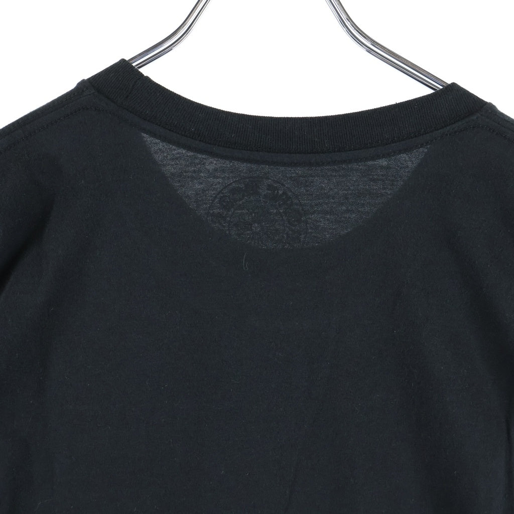 CHROME HEARTS(クロムハーツ) Neck Logo S/S Tee ネックロゴ クルーネック半袖Tシャツカットソー ブラック