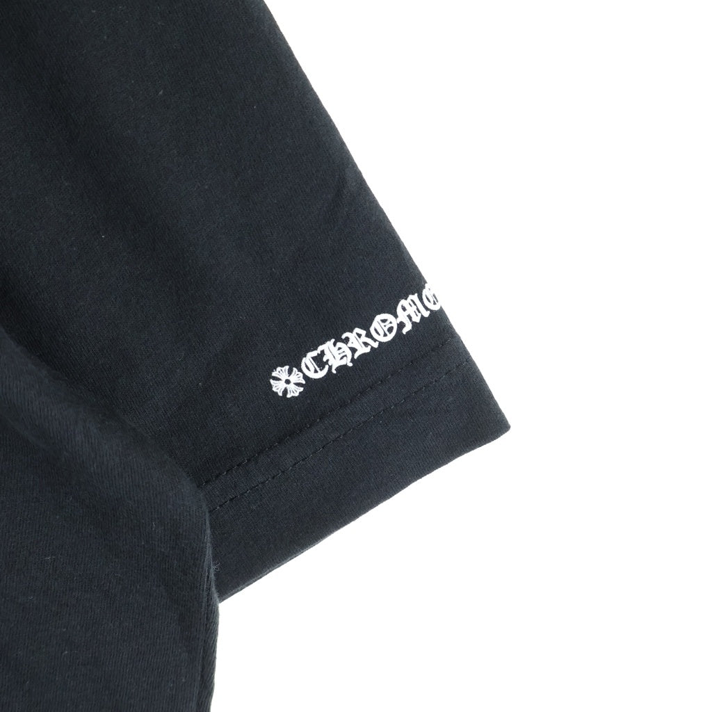 CHROME HEARTS(クロムハーツ) Neck Logo S/S Tee ネックロゴ クルーネック半袖Tシャツカットソー ブラック